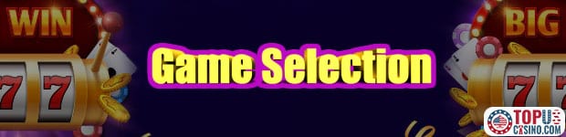 online casino game selection