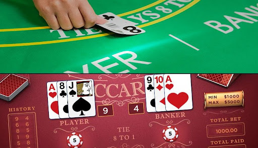 Betting Positions On a Baccarat Table 